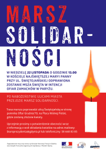 Marsz solidarności z Francją