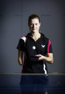 Natalia Partyka, tenisistka stolowa. 08.09.2009 fot. Krzysztof Mystkowski / KFP